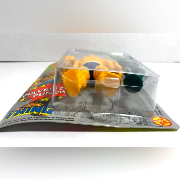 1992 Marvel superheroes Fantastic Four Thing pulverizing punch BNIB NRFB carded - Picture 3 of 6